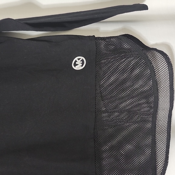 Michael Kors Black Mesh Hem Sweatshirt - Picture 3 of 4